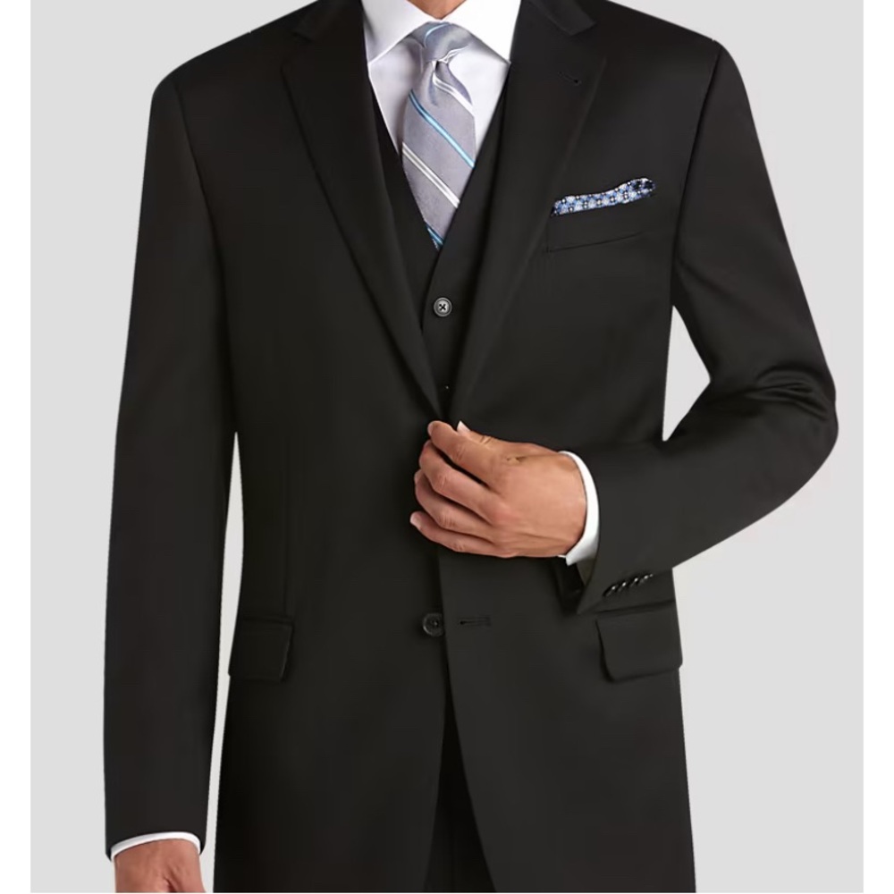 Men's Black Suit Jacket by Joseph Abboud